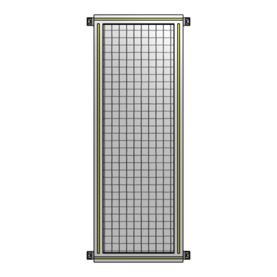 SINGLE PANEL-NO LEGS WITH HINGES 1400MM X 450MM  1&quot; MESH, AS A KIT