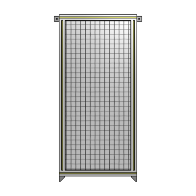 SINGLE PANEL-NO LEGS WITH TIE PLATES AND ANGLE 1400MM X 600MM  1&quot; MESH, AS A KIT
