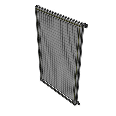 A4-1400-0750-0150-HYMZA SINGLE PANEL-NO LEGS WITH HINGES 1400MM X 750MM  1" MESH, FULLY ASSEMBLED