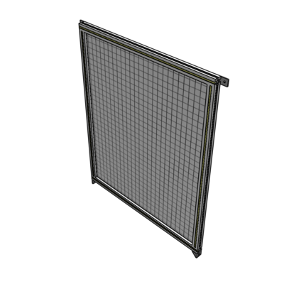 A4-1400-1050-0150-TYMZA SINGLE PANEL-NO LEGS WITH TIE PLATES AND ANGLE 1400MM X 1050MM  1" MESH, FULLY ASSEMBLED