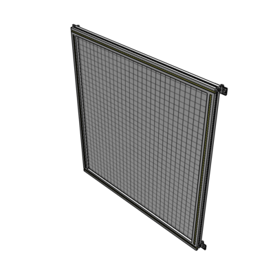 A4-1400-1200-0150-HYMZK SINGLE PANEL-NO LEGS WITH HINGES 1400MM X 1200MM  1" MESH, AS A KIT