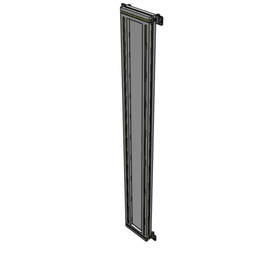A4-1700-0200-0150-HYPZK SINGLE PANEL-NO LEGS WITH HINGES 1700MM X 200MM 1/4" POLYCARBONATE, AS A KIT