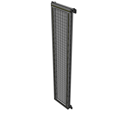A4-1700-0300-0150-HYMZA SINGLE PANEL-NO LEGS WITH HINGES 1700MM X 300MM 1" MESH, FULLY ASSEMBLED