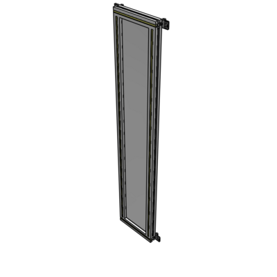 A4-1700-0300-0150-HYPZK SINGLE PANEL-NO LEGS WITH HINGES 1700MM X 300MM 1/4" POLYCARBONATE, AS A KIT