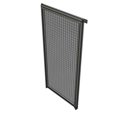 A4-1700-0750-0150-TYMZK SINGLE PANEL-NO LEGS WITH TIE PLATES AND ANGLE 1700MM X 750MM  1" MESH, AS A KIT