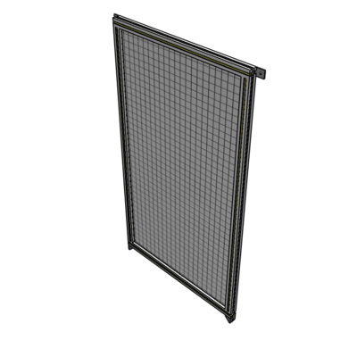 A4-1700-0900-0150-TYMZK SINGLE PANEL-NO LEGS WITH TIE PLATES AND ANGLE 1700MM X 900MM 1" MESH, AS A KIT
