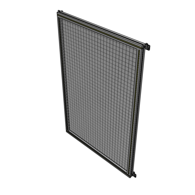 A4-1700-1050-0150-HYMZA SINGLE PANEL-NO LEGS WITH HINGES 1700MM X 1050MM 1" MESH, FULLY ASSEMBLED