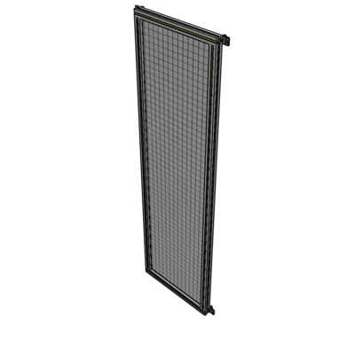 A4-2135-0600-0150-HYMZA SINGLE PANEL-NO LEGS WITH HINGES 2135MM X 600MM  1" MESH, FULLY ASSEMBLED