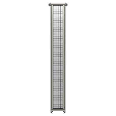 SINGLE PANEL-NO LEGS WITH TIE PLATES AND ANGLE 2400MM X 300MM  1&quot; MESH, FULLY ASSEMBLED