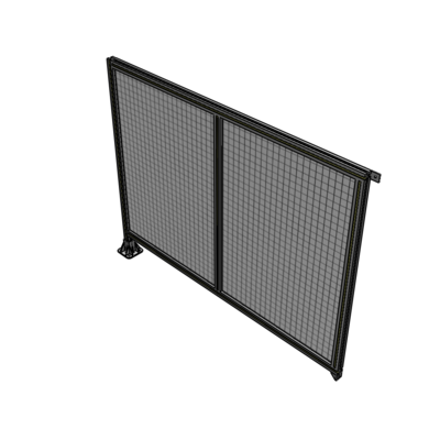 B1-1400-1800-0150-TYMFA DOUBLE PANEL-LEG ON LEFT, TIE PLATE AND ANGLE ON RIGHT 1400MM X 1800MM  1" MESH, FULLY ASSEMBLED