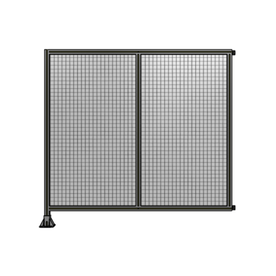 DOUBLE PANEL-LEG ON LEFT, HINGE ON RIGHT 1700MM X 1800MM  1" MESH, FULLY ASSEMBLED