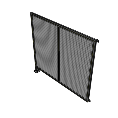 B1-1700-1800-0150-HYMFK DOUBLE PANEL-LEG ON LEFT, HINGE ON RIGHT 1700MM X 1800MM  1" MESH, FULLY ASSEMBLED