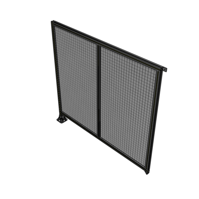 B1-1700-1800-0150-TYMFK DOUBLE PANEL-LEG ON LEFT, TIE PLATE AND ANGLE ON RIGHT 1700MM X 1800MM  1" MESH, AS A KIT