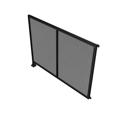 B1-1700-2200-0150-HYMFA DOUBLE PANEL-LEG ON LEFT, HINGE ON RIGHT 1700MM X 2200MM  1" MESH, FULLY ASSEMBLED