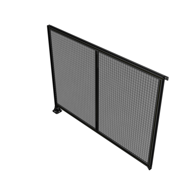 B1-1700-2200-0150-TYMFA DOUBLE PANEL-LEG ON LEFT, TIE PLATE AND ANGLE ON RIGHT 1700MM X 2200MM  1" MESH, FULLY ASSEMBLED