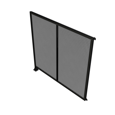 B1-2135-2200-0150-HYMFA DOUBLE PANEL-LEG ON LEFT, HINGE ON RIGHT 2135MM X  2200MM  1" MESH, AS A KIT