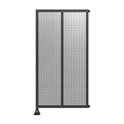 DOUBLE PANEL-LEG ON LEFT, HINGE ON RIGHT 2400MM X 1200MM  1" MESH, AS A KIT