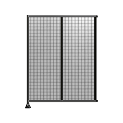 DOUBLE PANEL-LEG ON LEFT, HINGE ON RIGHT 2400MM X 1800MM  1" MESH, FULLY ASSEMBLED