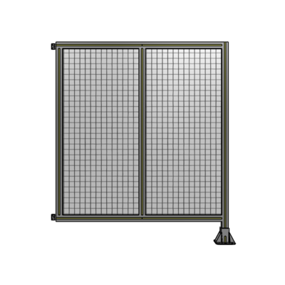DOUBLE PANEL-LEG ON RIGHT, HINGE ON LEFT 1400MM X 1200MM  1&quot; MESH, AS A KIT