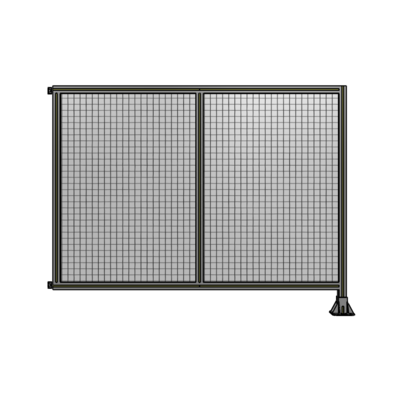 DOUBLE PANEL-LEG ON RIGHT, HINGE ON LEFT 1400MM X 1800MM  1&quot; MESH, AS A KIT