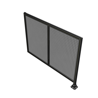 B2-1400-1800-0150-HYMFK DOUBLE PANEL-LEG ON RIGHT, HINGE ON LEFT 1400MM X 1800MM 1" MESH, AS A KIT