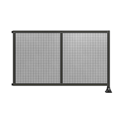 DOUBLE PANEL-LEG ON RIGHT, HINGE ON LEFT 1400MM X 2200MM  1&quot; MESH, FULLY ASSEMBLED