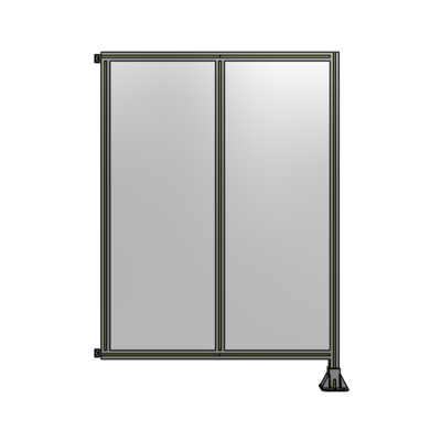 DOUBLE PANEL-LEG ON RIGHT, HINGE ON LEFT 1700MM X 1200MM  1/4&quot; POLYCARBONATE, AS A KIT