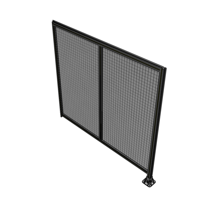 B2-1700-1800-0150-TYMFK DOUBLE PANEL-LEG ON RIGHT, TIE PLATE AND ANGLE ON LEFT 1700MM X 1800MM  1" MESH, AS A KIT