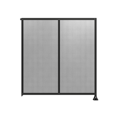 DOUBLE PANEL-LEG ON RIGHT, TIE PLATE AND ANGLE ON LEFT 2400MM X 2200MM  1" MESH, AS A KIT