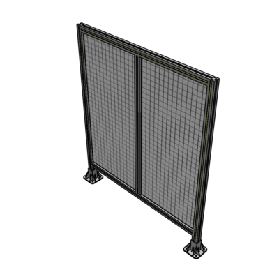 B3-1400-1200-0150-ZYMFK DOUBLE PANEL-LEG ON EACH SIDE 1400MM X 1200MM  1" MESH, AS A KIT