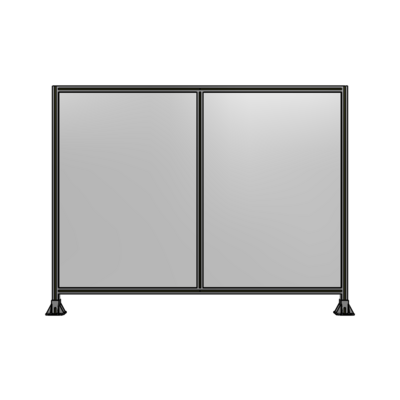 DOUBLE PANEL-LEG ON EACH SIDE  1700MM X 2200MM  1/4&quot; POLYCARBONATE, AS A KIT