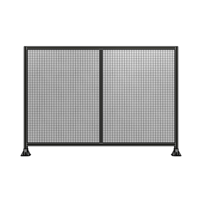 DOUBLE PANEL-LEG ON EACH SIDE 1700MM X 2400MM  1&quot; MESH, FULLY ASSEMBLED