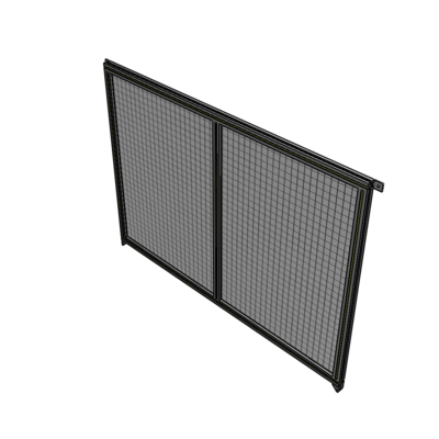 B4-1400-1800-0150-TYMZK DOUBLE PANEL-NO LEGS, TIE PLATE AND ANGLE CONNECTORS 1400MM X 1800MM 1" MESH, FULLY ASSEMBLED