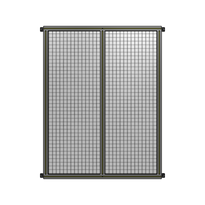DOUBLE PANEL-NO LEGS, HINGE CONNECTORS 1700MM X 1200MM  1" MESH, AS A KIT