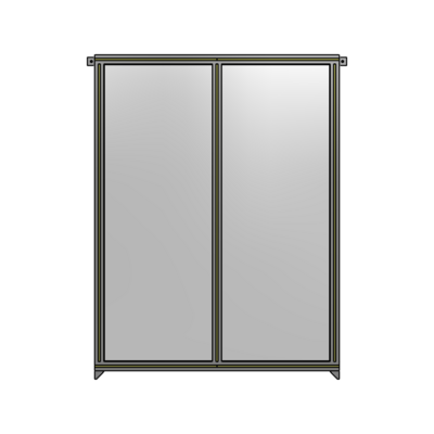 DOUBLE PANEL-NO LEGS, TIE PLATE AND ANGLE CONNECTORS 1700MM X 1200MM  1/4" POLYCARBONATE, AS A KIT