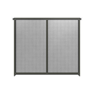 DOUBLE PANEL-NO LEGS, TIE PLATE AND ANGLE CONNECTORS 1700MM X 1800MM  1" MESH, AS A KIT