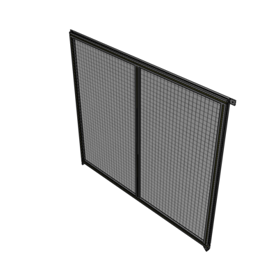 B4-1700-1800-0150-TYMZK DOUBLE PANEL-NO LEGS, TIE PLATE AND ANGLE CONNECTORS 1700MM X 1800MM  1" MESH, FULLY ASSEMBLED