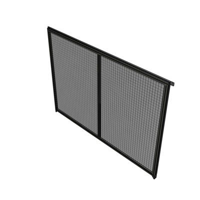 B4-1700-2200-0150-TYMZK DOUBLE PANEL-NO LEGS, TIE PLATE AND ANGLE CONNECTORS 1700MM X 2200MM  1" MESH, FULLY ASSEMBLED