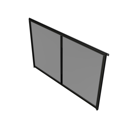 B4-1700-2400-0150-TYPZK DOUBLE PANEL-NO LEGS, TIE PLATE AND ANGLE CONNECTORS 1700MM X 2400MM  1/4" POLYCARBONATE, AS A KIT