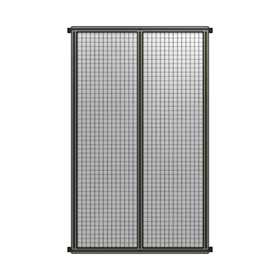 DOUBLE PANEL-NO LEGS, HINGE CONNECTORS 2135MM X 1200MM  1&quot; MESH, AS A KIT