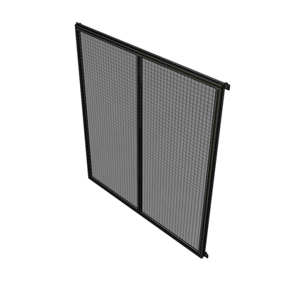 B4-2135-1800-0150-HYMZK DOUBLE PANEL-NO LEGS, HINGE CONNECTORS 2135MM X 1800MM  1" MESH, AS A KIT