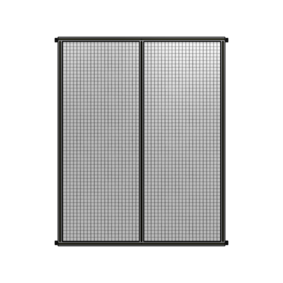 DOUBLE PANEL-NO LEGS, HINGE CONNECTORS 2400MM X 1800MM  1&quot; MESH, AS A KIT