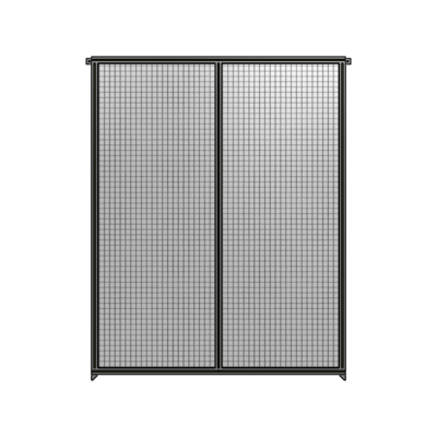 DOUBLE PANEL-NO LEGS, TIE PLATE AND ANGLE CONNECTORS 2400MM X 1800MM  1&quot; MESH, AS A KIT