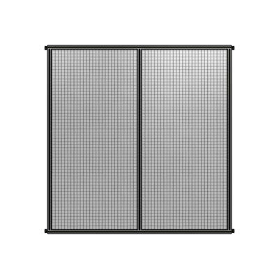 DOUBLE PANEL-NO LEGS, HINGE CONNECTORS 2400MM X 2200MM  1&quot; MESH, AS A KIT