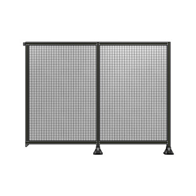 DOUBLE PANEL-LEGS ON RIGHT AND CENTER, TIE PLATE ON LEFT 1700MM X 2200MM  1&quot; MESH, AS A KIT