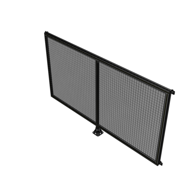 B7-1400-2400-0150-HYMFK DOUBLE PANEL-LEG IN CENTER AND HINGE CONNECTORS 1400MM X 2400MM  1" MESH, AS A KIT