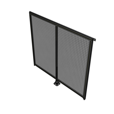 B7-1700-1800-0150-TYMFK DOUBLE PANEL-LEG IN CENTER AND TIE PLATE CONNECTORS 1700MM X 1800MM  1" MESH, AS A KIT
