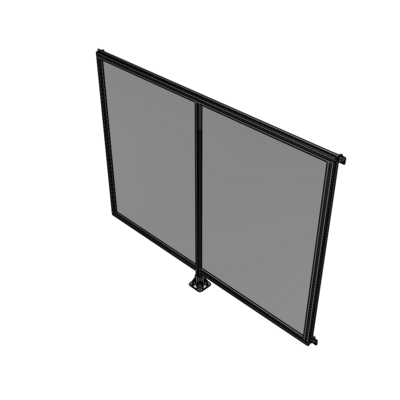 B7-1700-2200-0150-HYPFK DOUBLE PANEL-LEG IN CENTER AND HINGE CONNECTORS 1700MM X 2200MM  1/4" POLYCARBONATE, AS A KIT