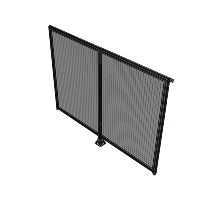 B7-1700-2200-0150-TYMFK DOUBLE PANEL-LEG IN CENTER AND TIE PLATE CONNECTORS 1700MM X 2200MM  1" MESH, AS A KIT