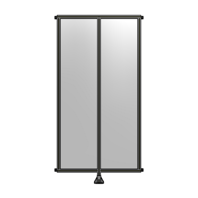 DOUBLE PANEL-LEG IN CENTER AND HINGE CONNECTORS 2400MM X 1200MM  1/4&quot; POLYCARBONATE, AS A KIT